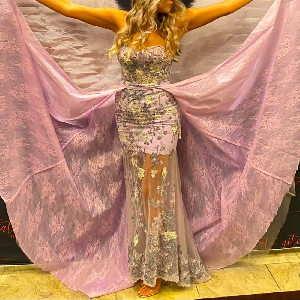 Lilac Rachel Allen dress